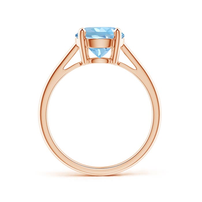 AAAA - Aquamarine / 1.6 CT / 14 KT Rose Gold