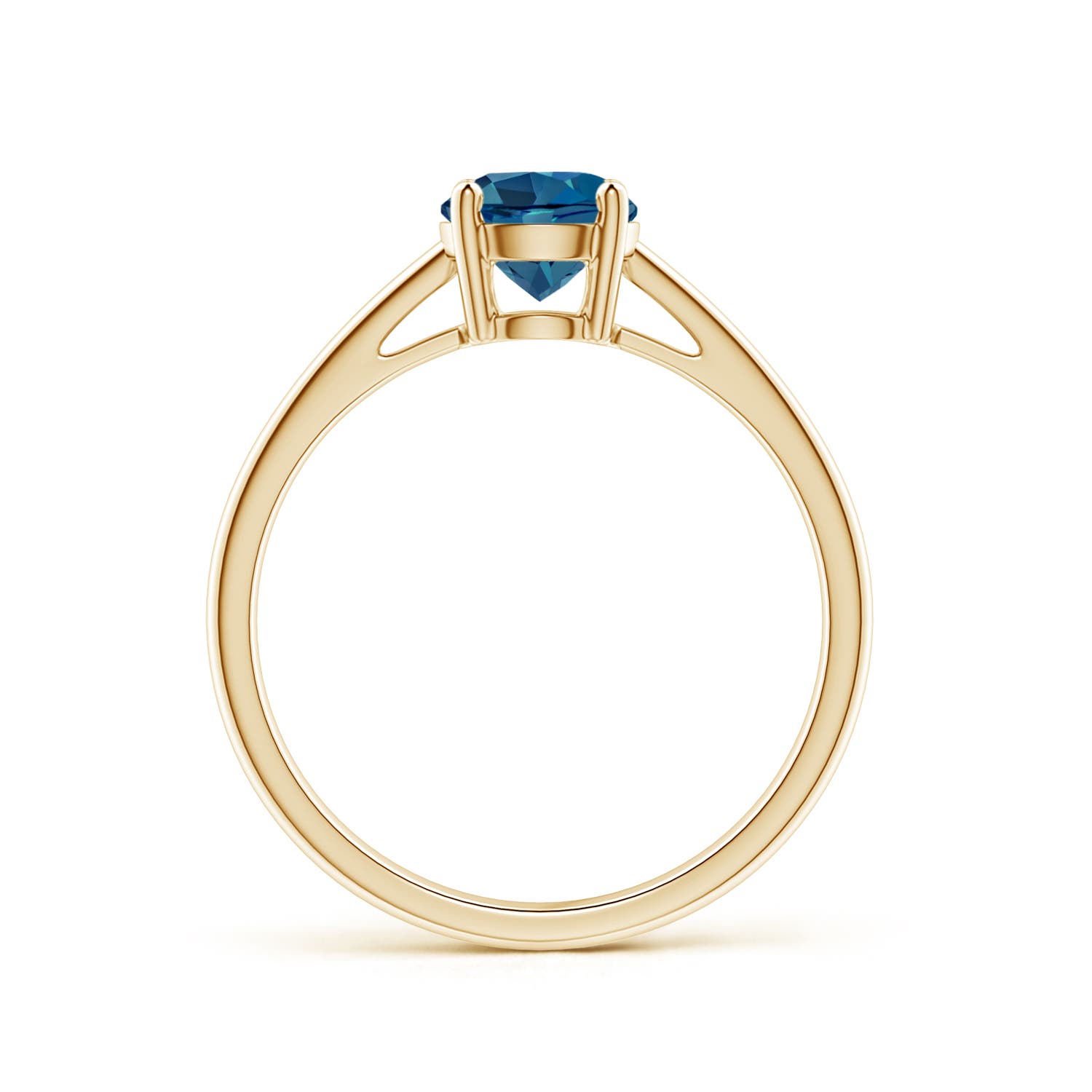 AAA - London Blue Topaz / 0.95 CT / 14 KT Yellow Gold