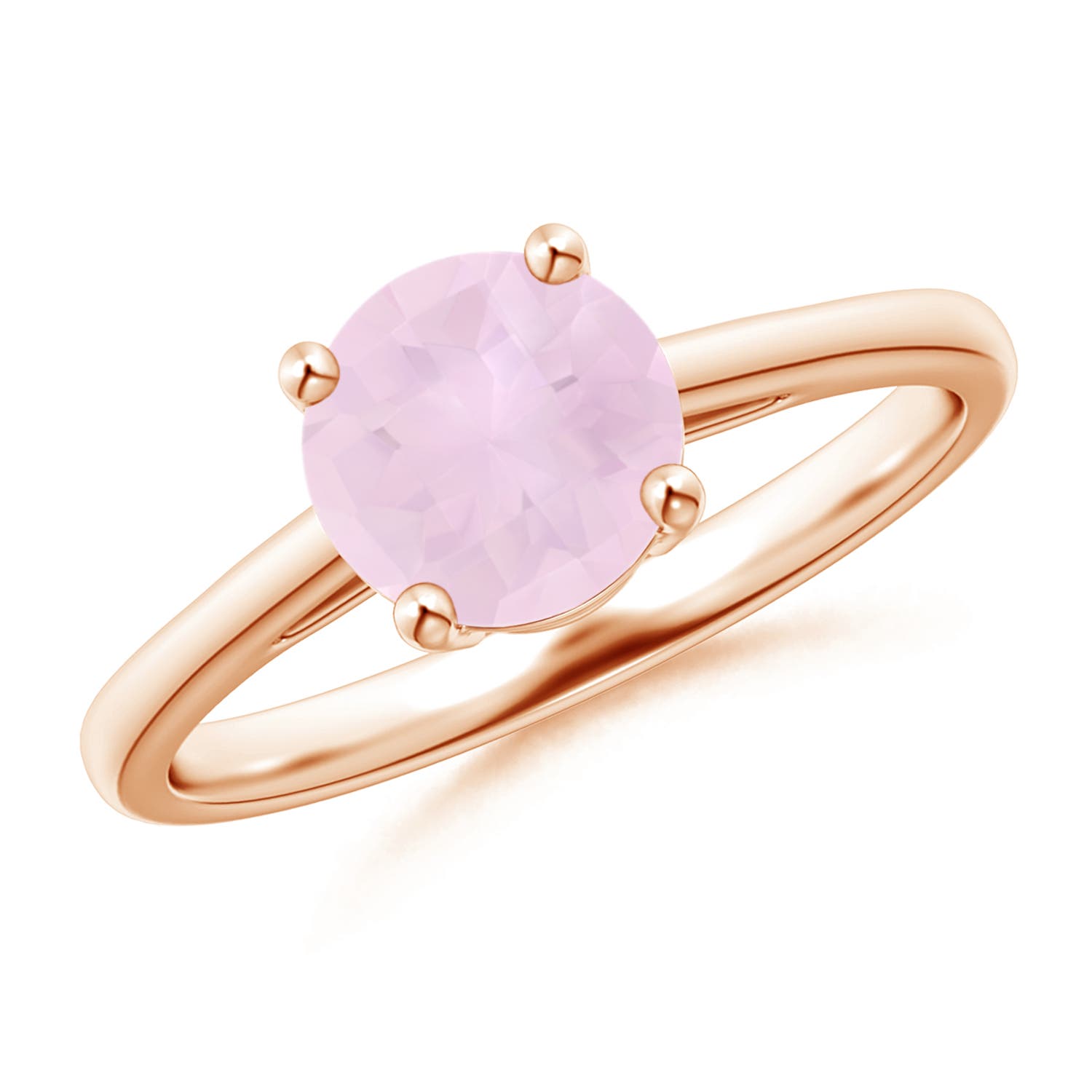 AA - Rose Quartz / 1.35 CT / 14 KT Rose Gold