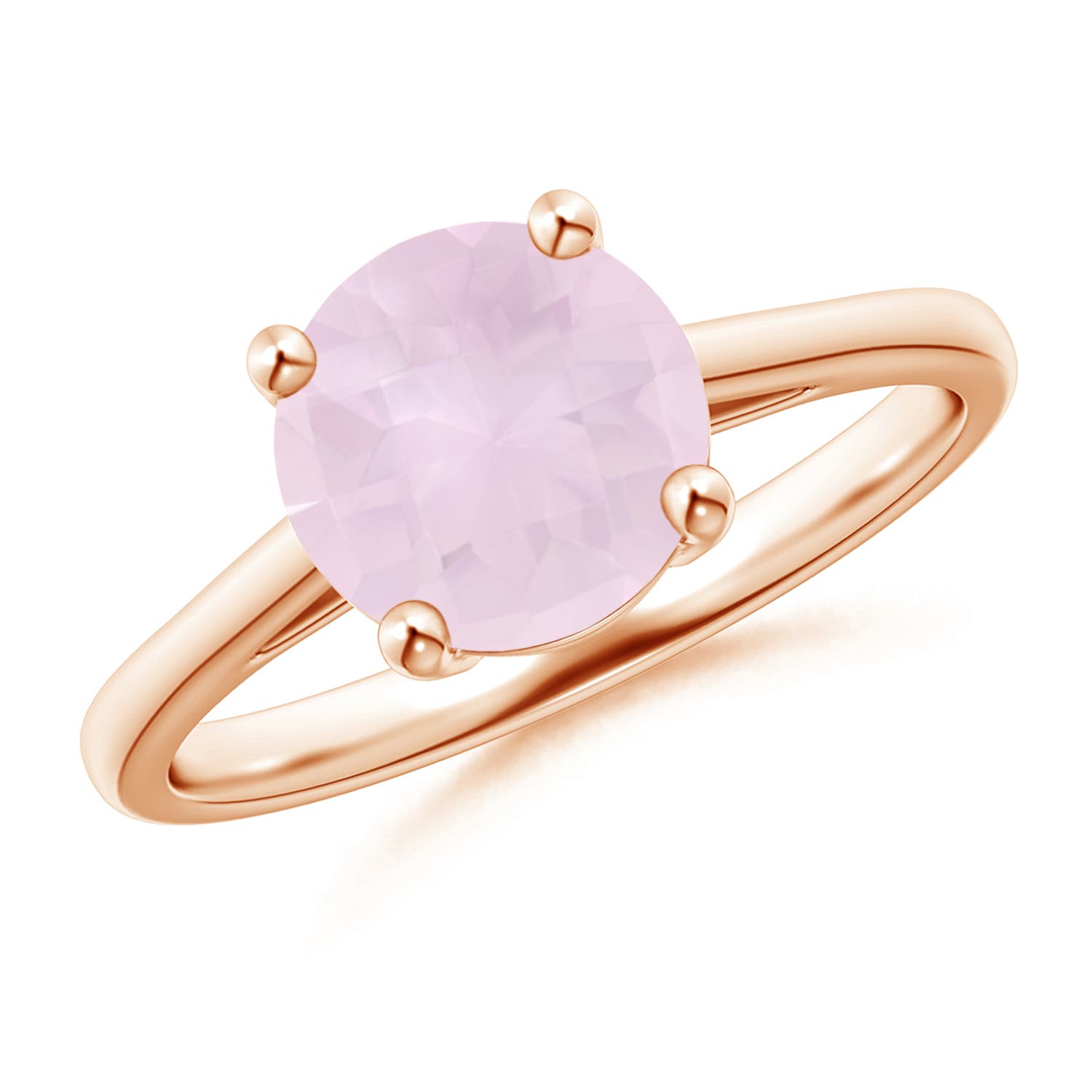 A - Rose Quartz / 1.7 CT / 14 KT Rose Gold