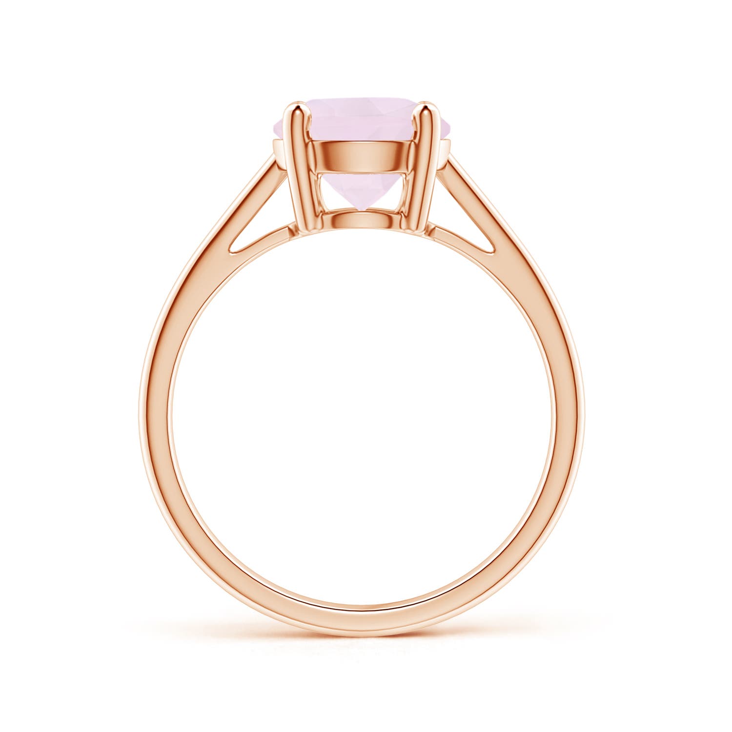 A - Rose Quartz / 1.7 CT / 14 KT Rose Gold