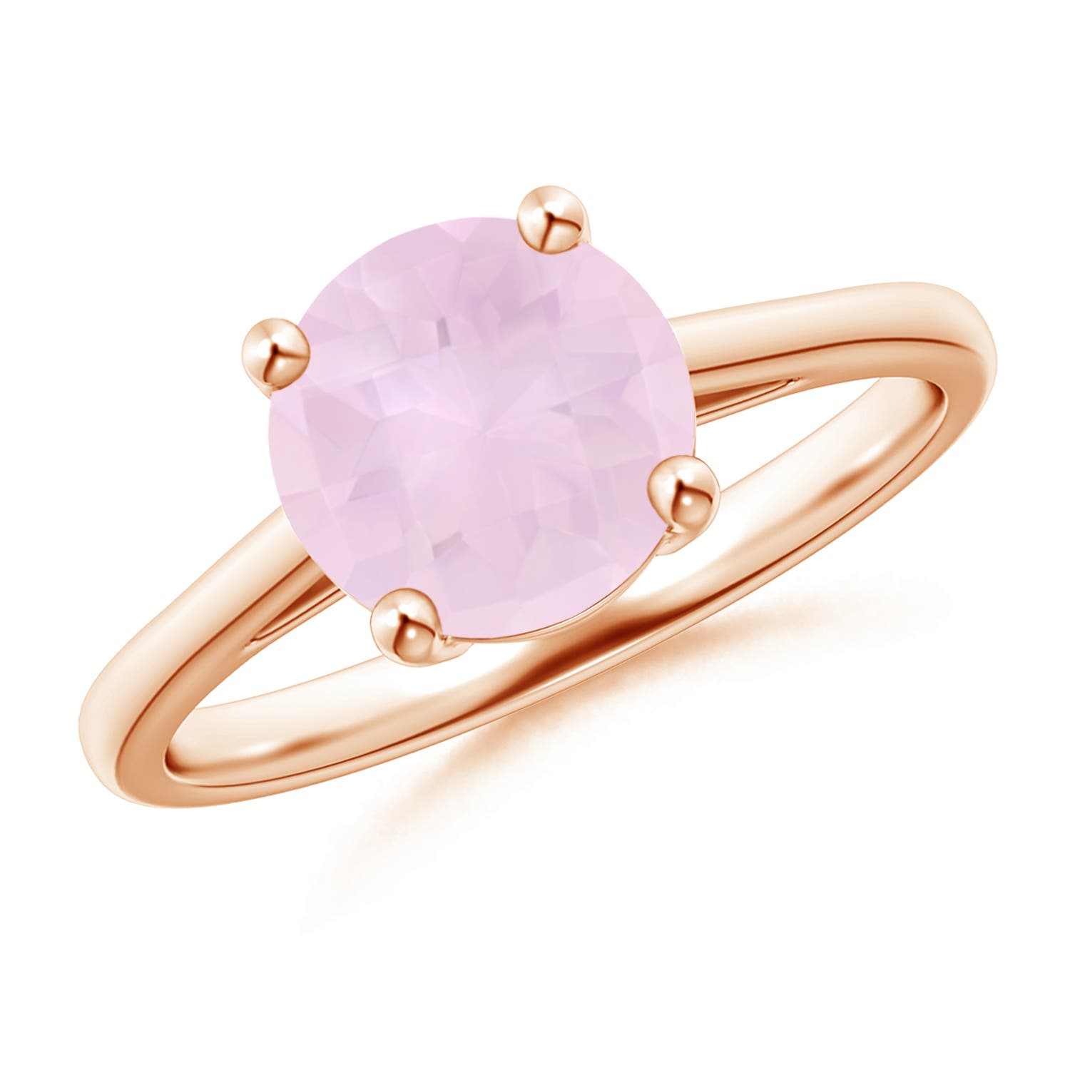 AA - Rose Quartz / 1.7 CT / 14 KT Rose Gold