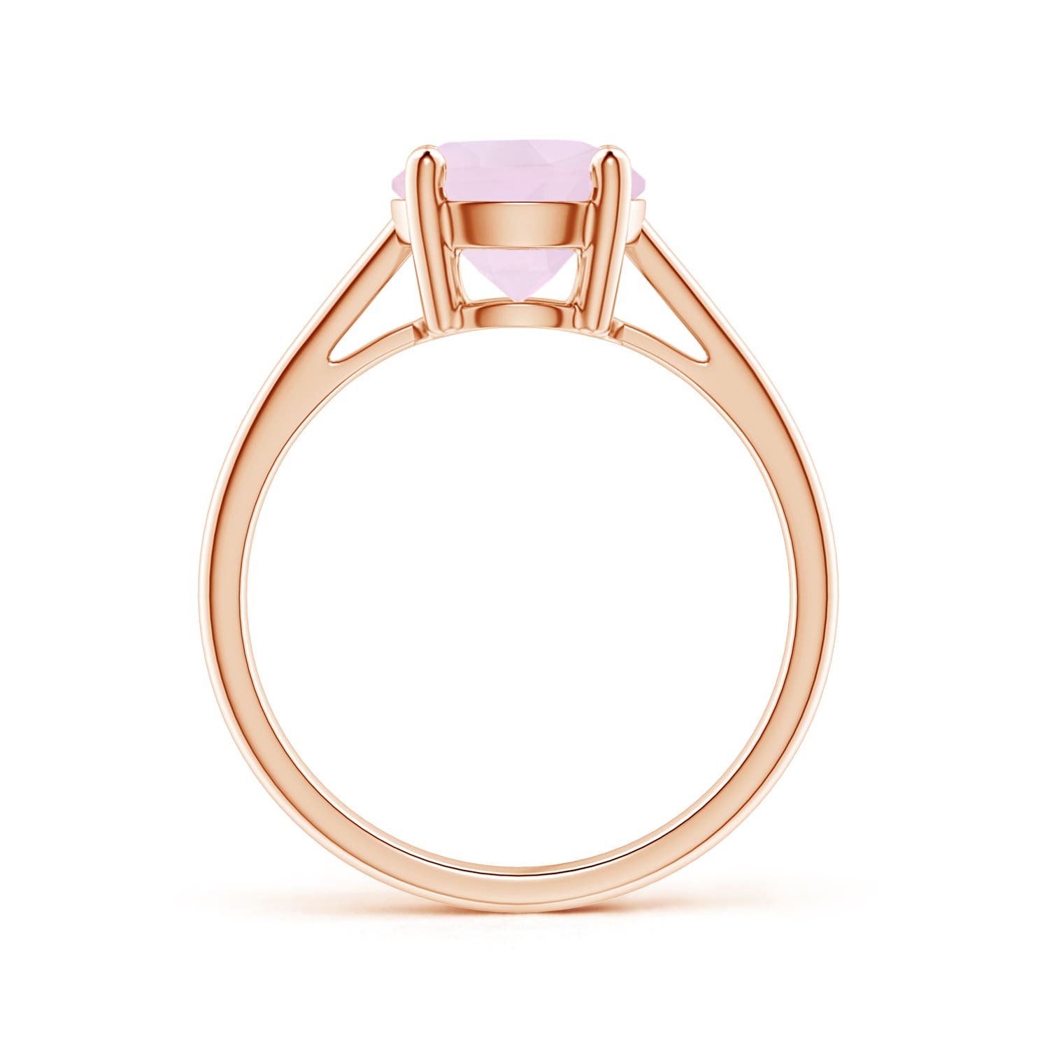 AA - Rose Quartz / 1.7 CT / 14 KT Rose Gold