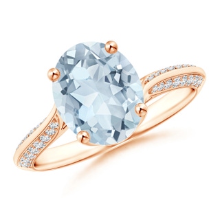 Oval A Aquamarine