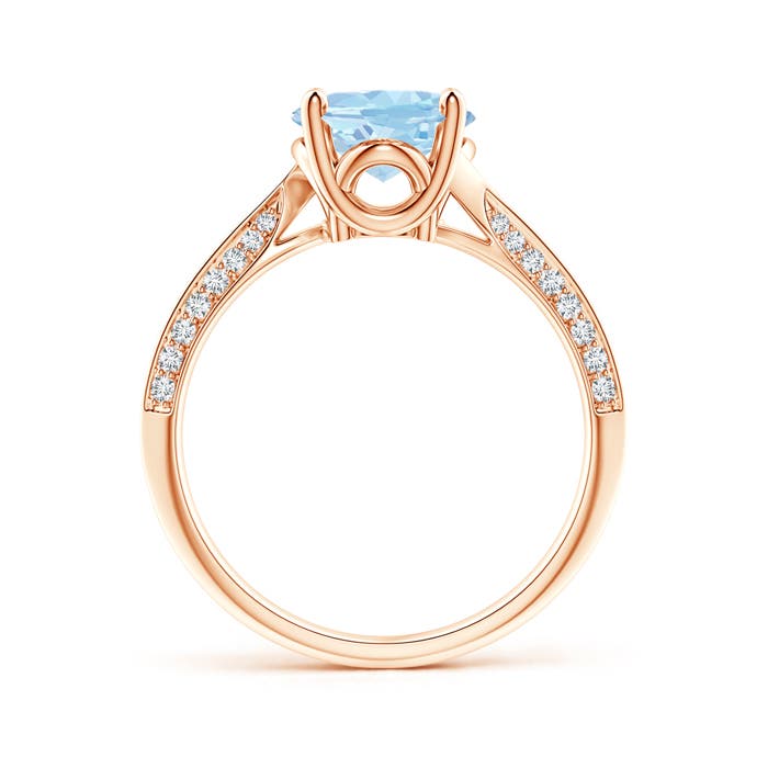 AAA - Aquamarine / 2.42 CT / 14 KT Rose Gold