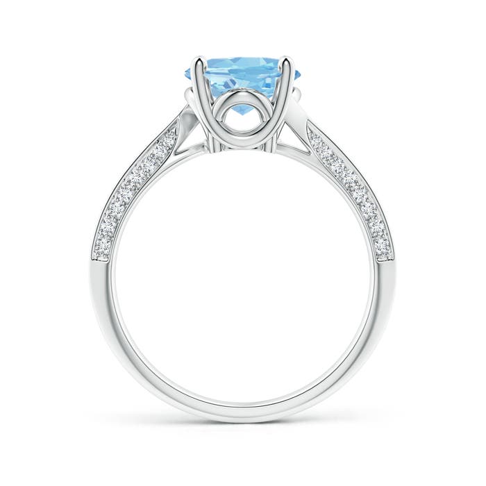 AAAA - Aquamarine / 2.42 CT / 14 KT White Gold