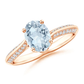 Oval A Aquamarine