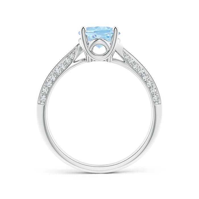 AAA - Aquamarine / 1.72 CT / 14 KT White Gold