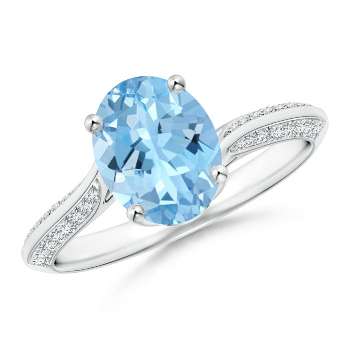 AAAA - Aquamarine / 1.72 CT / 14 KT White Gold