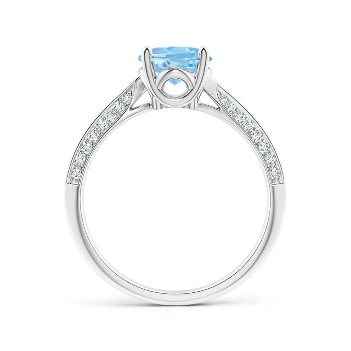 AAAA - Aquamarine / 1.72 CT / 14 KT White Gold