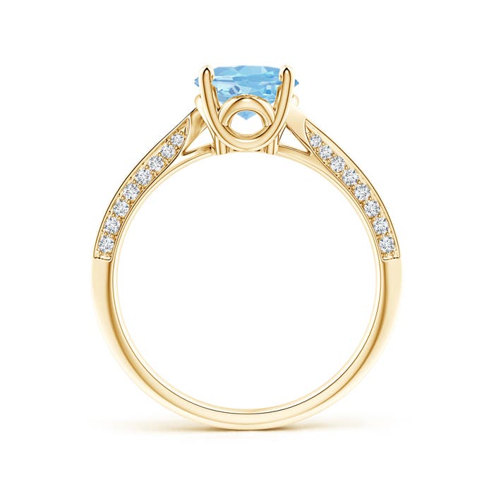 AAAA - Aquamarine / 1.72 CT / 14 KT Yellow Gold