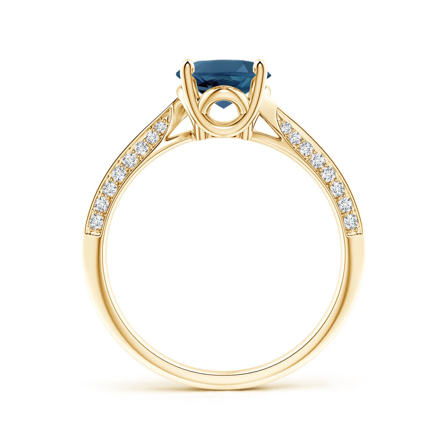 AA - London Blue Topaz / 2.47 CT / 14 KT Yellow Gold