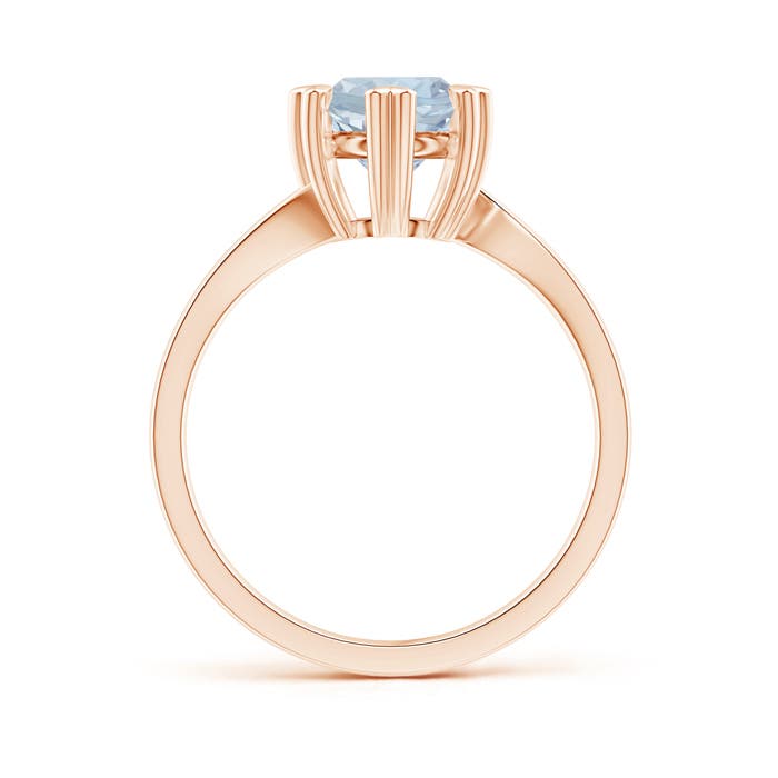 A - Aquamarine / 1.12 CT / 14 KT Rose Gold