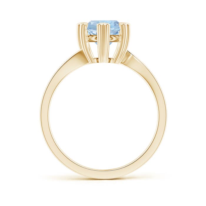 AA - Aquamarine / 1.12 CT / 14 KT Yellow Gold