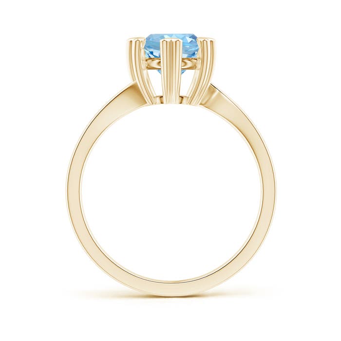 AAAA - Aquamarine / 1.12 CT / 14 KT Yellow Gold