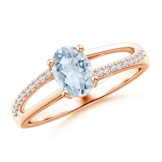 Oval A Aquamarine