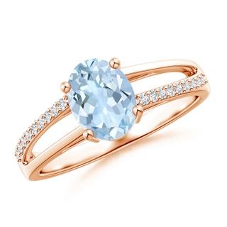 Oval AA Aquamarine