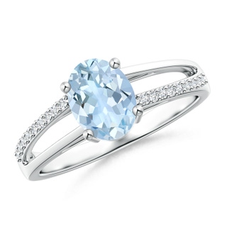 Oval AA Aquamarine