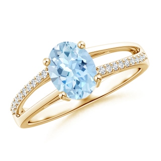 Oval AAA Aquamarine