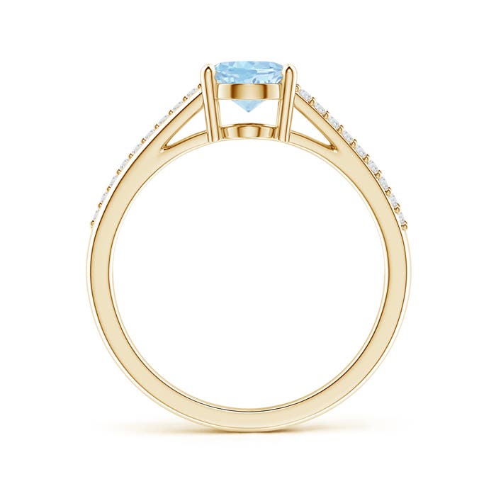 AAA - Aquamarine / 1.11 CT / 14 KT Yellow Gold