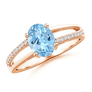 Oval AAAA Aquamarine