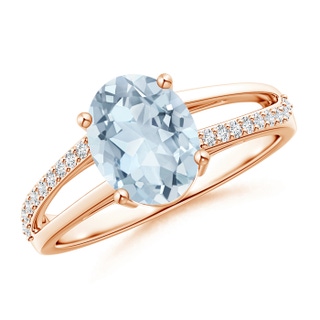 Oval A Aquamarine
