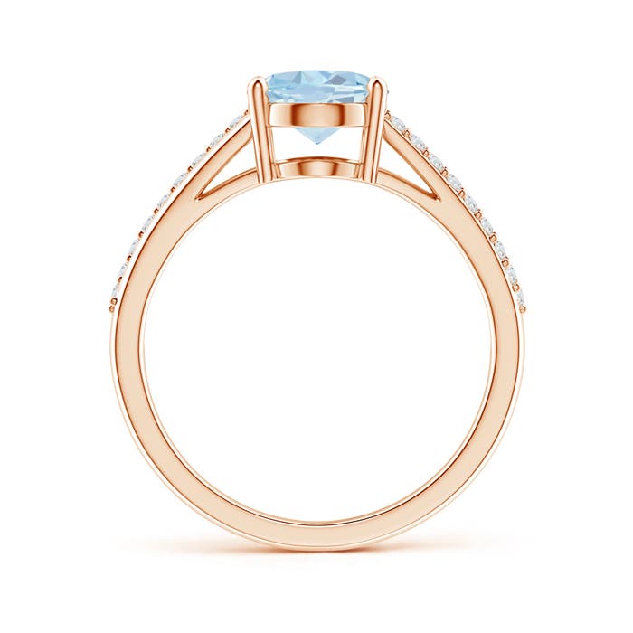 A - Aquamarine / 1.64 CT / 14 KT Rose Gold