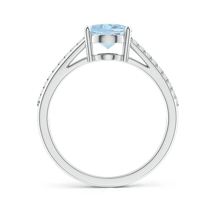 A - Aquamarine / 1.64 CT / 14 KT White Gold