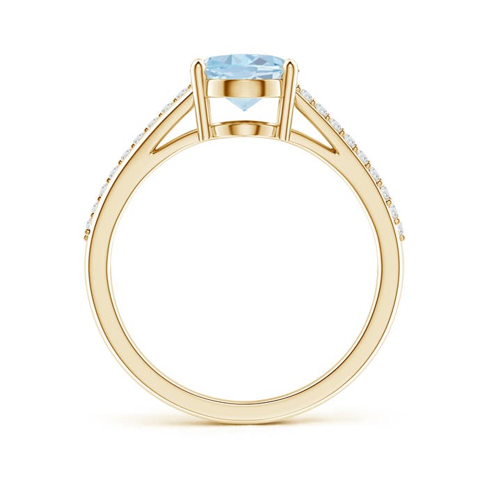 A - Aquamarine / 1.64 CT / 14 KT Yellow Gold