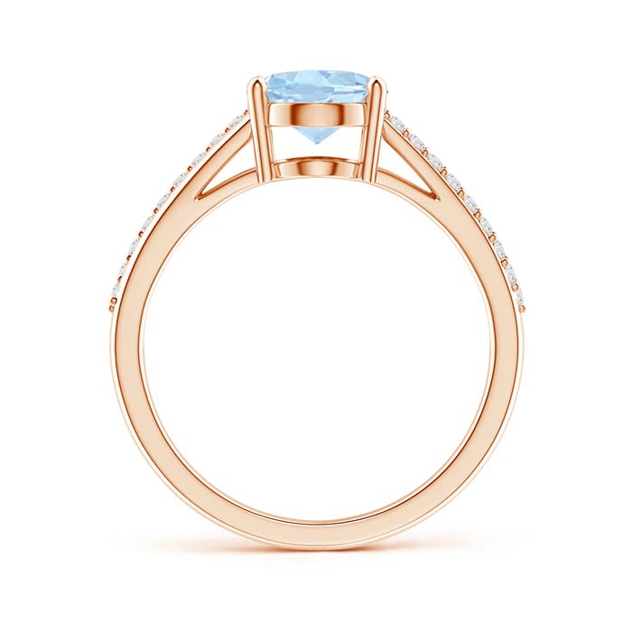 AA - Aquamarine / 1.64 CT / 14 KT Rose Gold