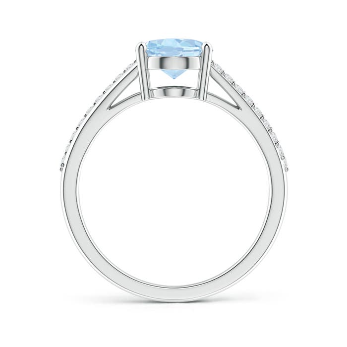 AA - Aquamarine / 1.64 CT / 14 KT White Gold