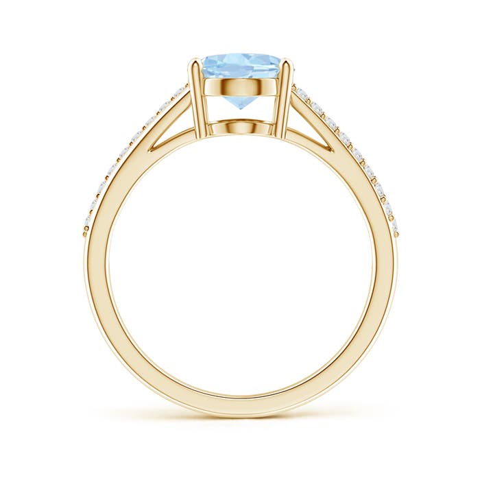 AA - Aquamarine / 1.64 CT / 14 KT Yellow Gold