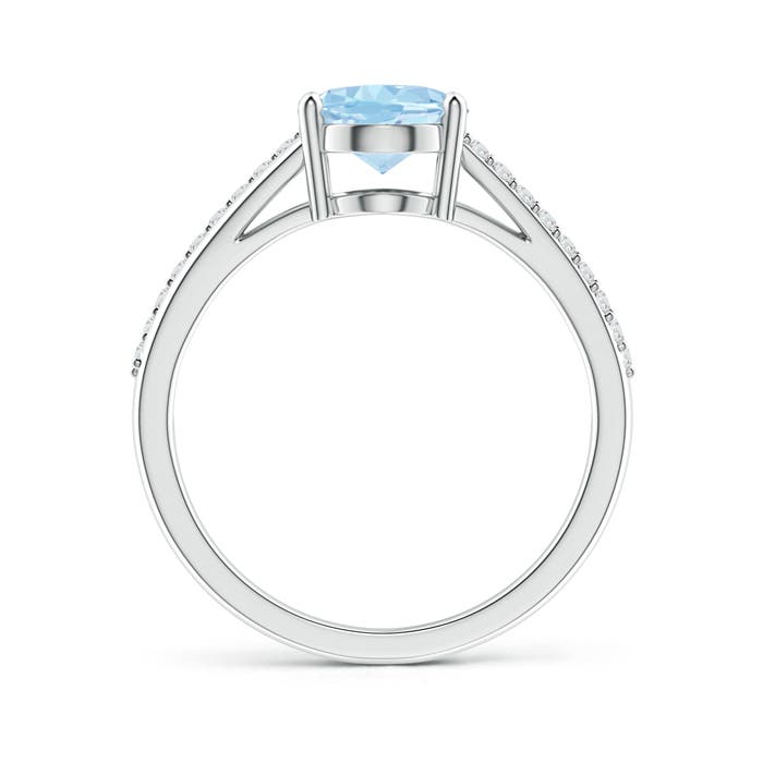 AAA - Aquamarine / 1.64 CT / 14 KT White Gold