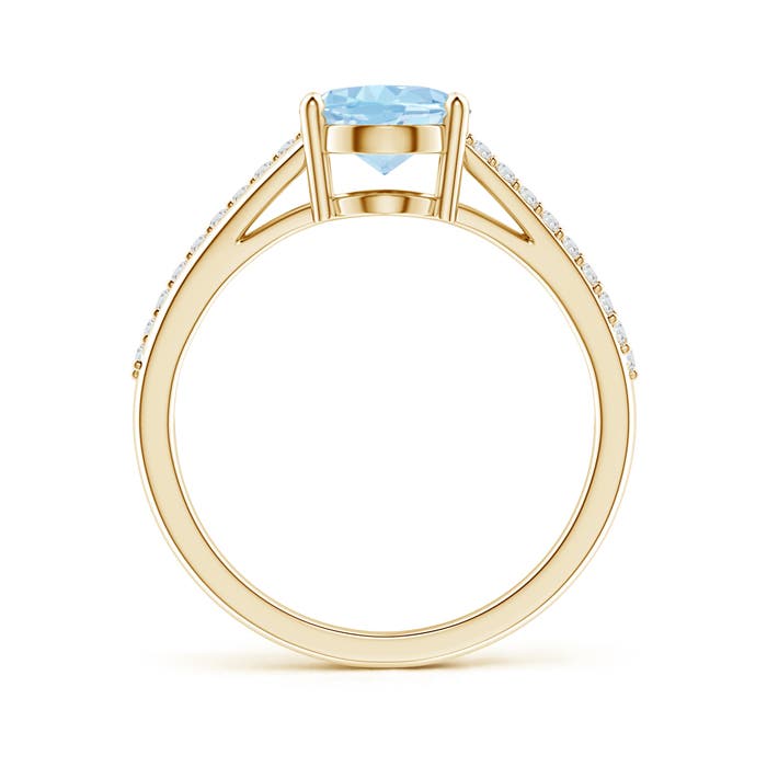 AAA - Aquamarine / 1.64 CT / 14 KT Yellow Gold