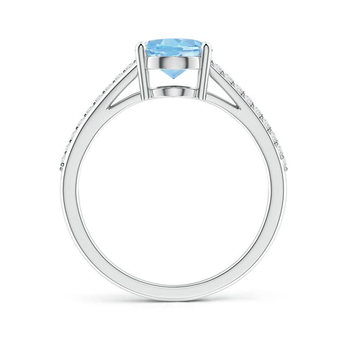 AAAA - Aquamarine / 1.64 CT / 14 KT White Gold