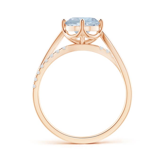 A - Aquamarine / 1.25 CT / 14 KT Rose Gold