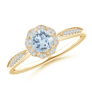 Round A Aquamarine