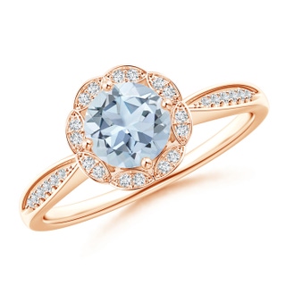 Round A Aquamarine