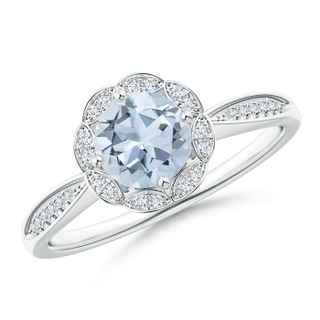 Round A Aquamarine