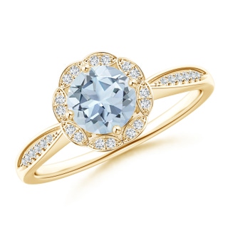 Round A Aquamarine