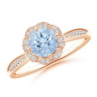 Round AA Aquamarine