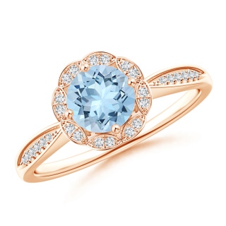 Round AAA Aquamarine