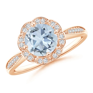 Round A Aquamarine