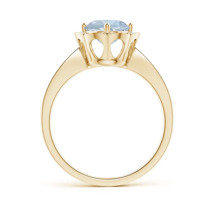 A - Aquamarine / 1.25 CT / 14 KT Yellow Gold