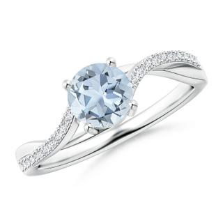 Round A Aquamarine