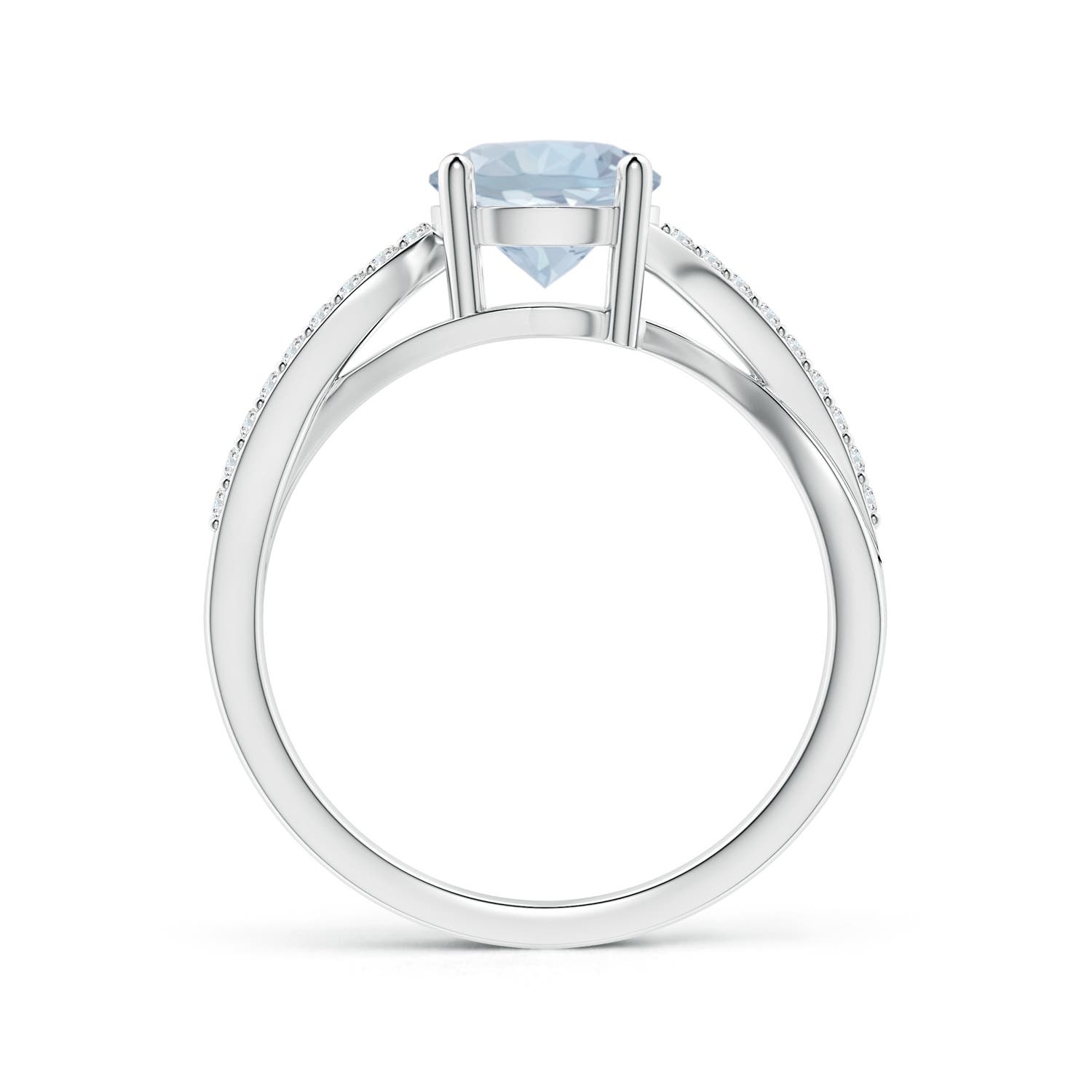 A - Aquamarine / 1.26 CT / 14 KT White Gold