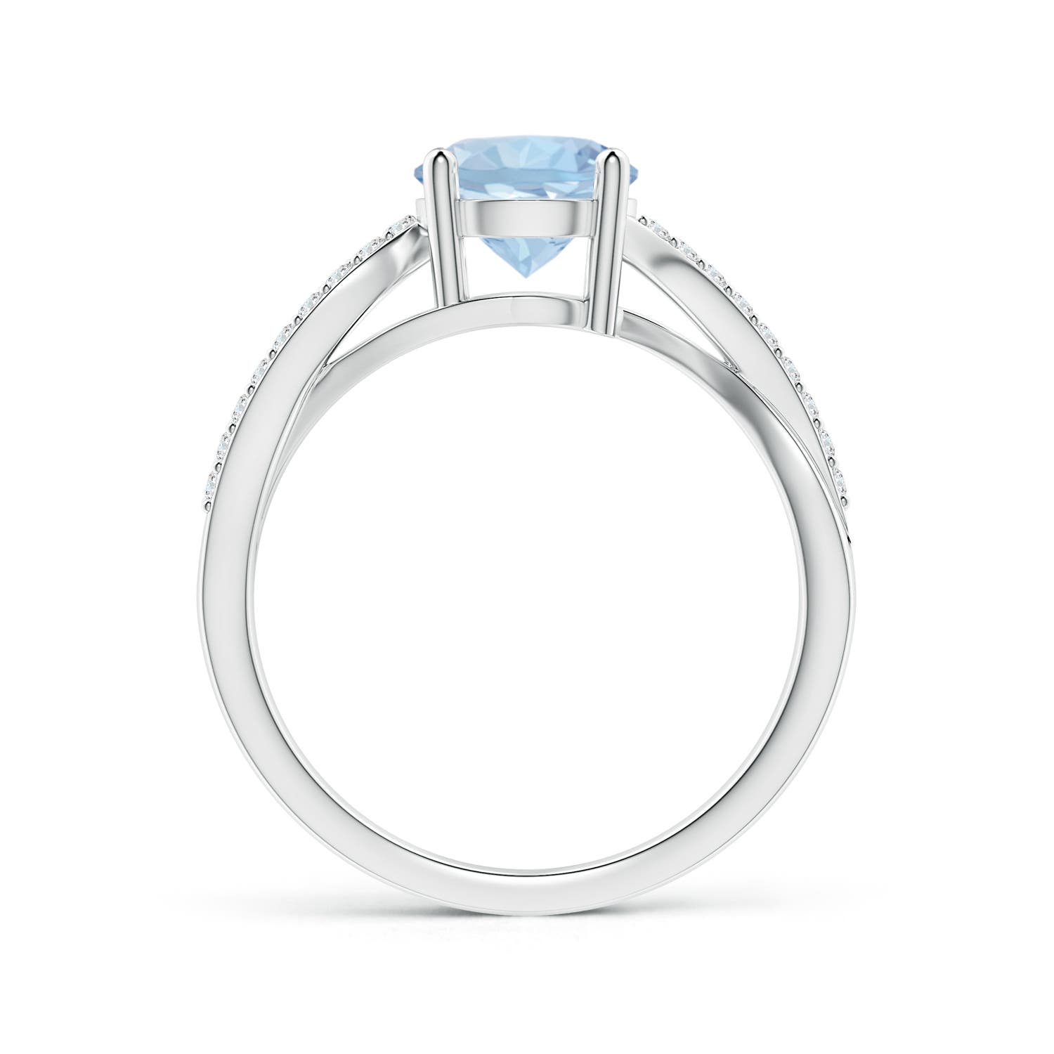 AA - Aquamarine / 1.26 CT / 14 KT White Gold