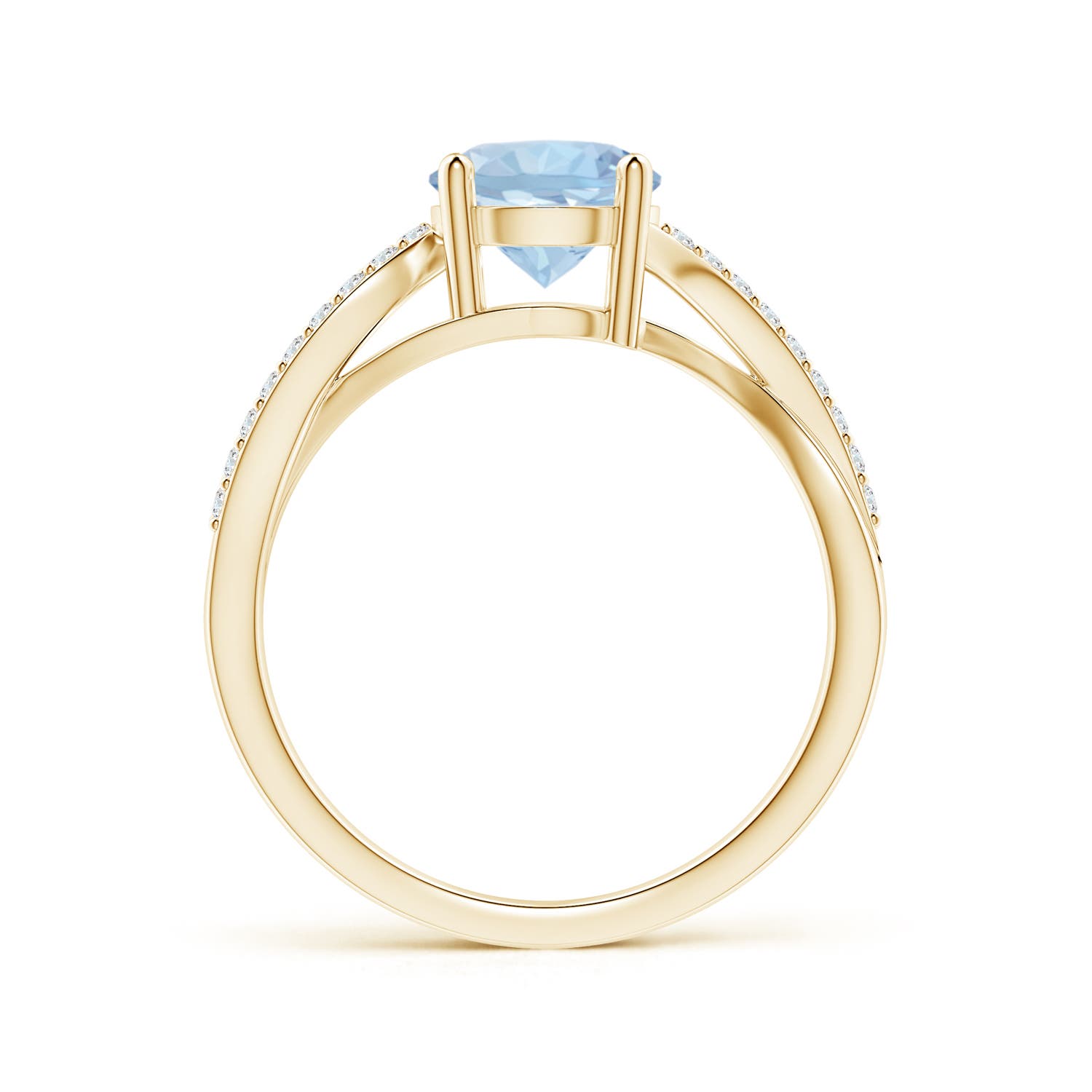 AA - Aquamarine / 1.26 CT / 14 KT Yellow Gold