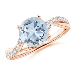 Round A Aquamarine