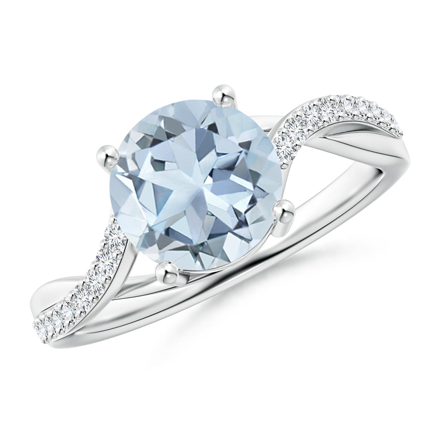 A - Aquamarine / 1.78 CT / 14 KT White Gold